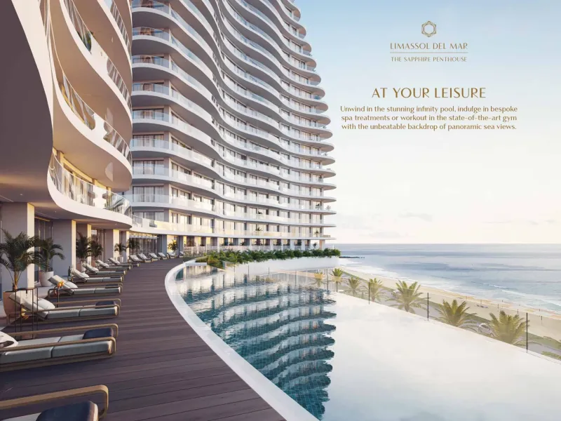 The Ruby Penthouse Duplex, b1701-1702, Limassol Del Mar – Bild 3
